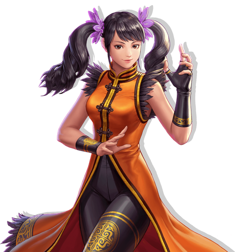 Ling Xiaoyu Transparent Background (maroon, black)