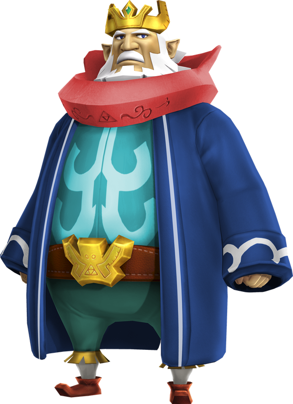 King Of Hyrule Png Pic (teal, navy, indigo, black)