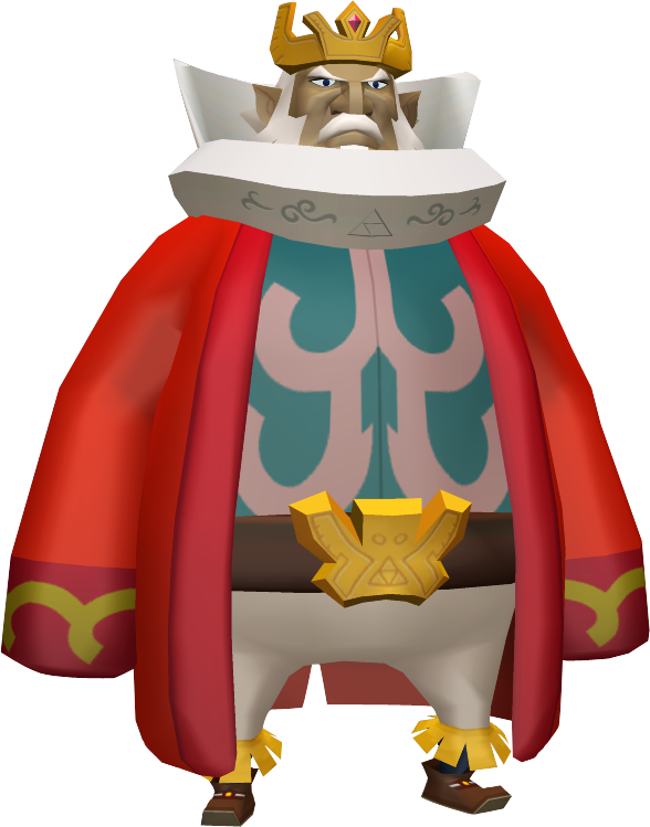 King Of Hyrule Png Picture (white, silver, indigo)