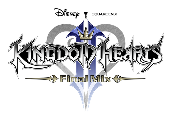 Kingdom Hearts Logo Png File (gray, white, black)