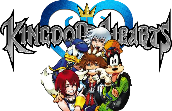 Kingdom Hearts Logo Png Transparent Image (white, gray, black)