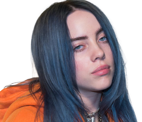 Singer Billie Eilish Png Hd (chocolate, gray, indigo, black, silver)