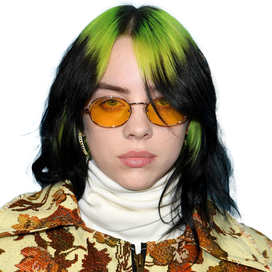 Singer Billie Eilish Png Photo (black)