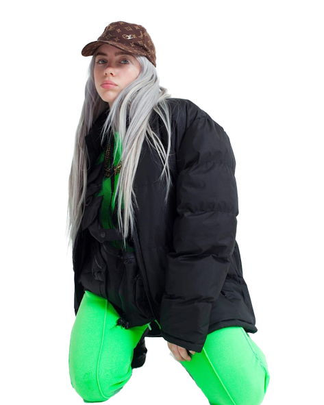 Singer Billie Eilish Png Picture (black)