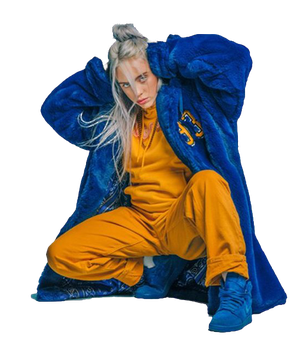 Singer Billie Eilish Png Transparent Hd Photo (black, chocolate, navy, orange)