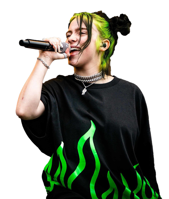 Singer Billie Eilish Transparent Images Png (black)