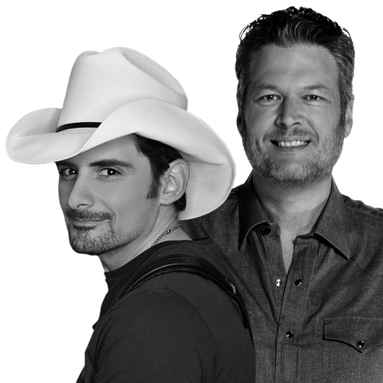 Singer Blake Shelton Png Transparent Image (black)