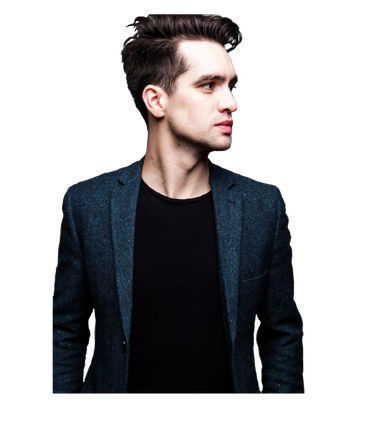 Singer Brendon Urie Png File (black)