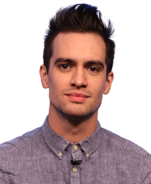 Singer Brendon Urie Png Picture (black, gray)