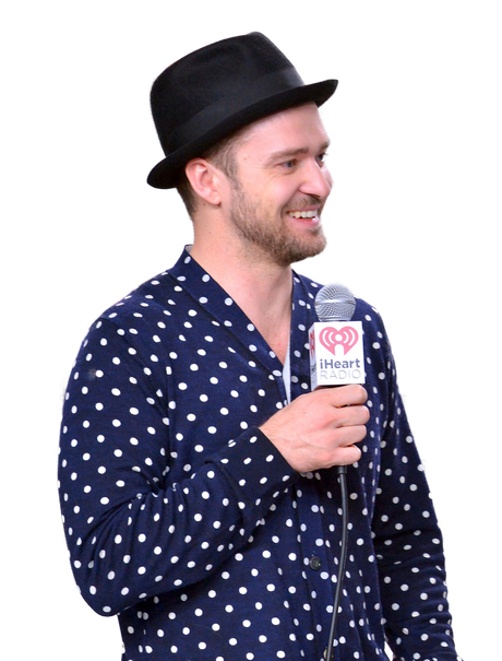 Singer Justin Timberlake Png File (black, navy)