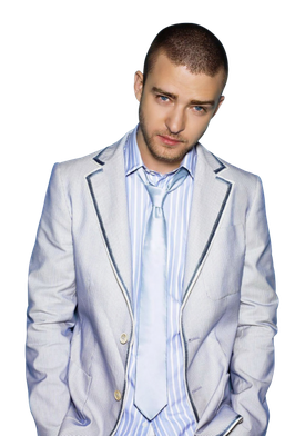 Singer Justin Timberlake Png Image (lavender, black)