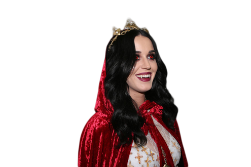 Singer Katy Perry Png Pic (black)