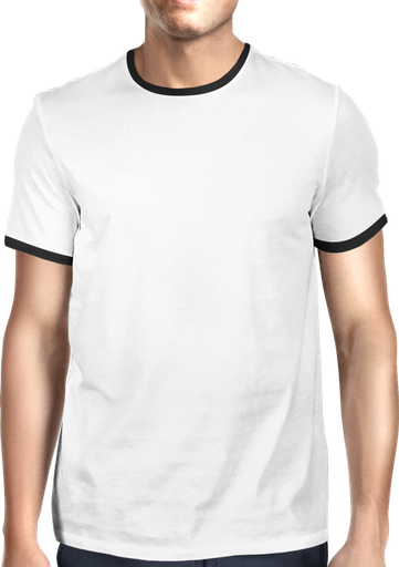 Ringer T Shirt Png Hd (lavender, black, white)