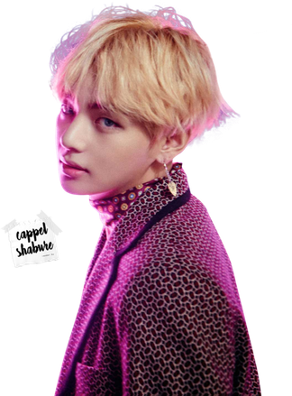 Singer Taehyung Png Free Download (black, lavender, white)