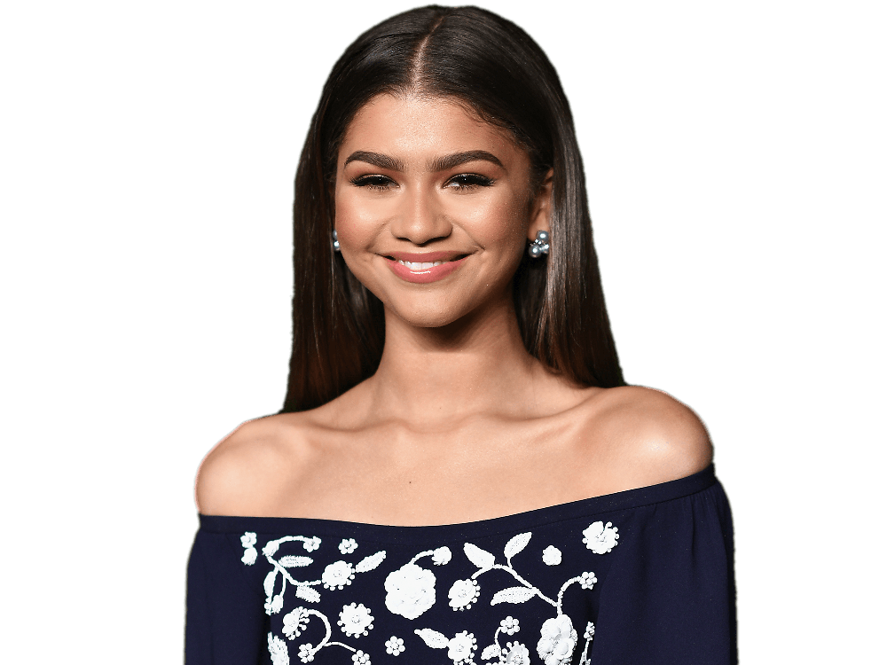 Singer Zendaya Png Picture (black, gray)