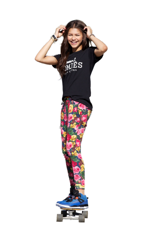 Singer Zendaya Transparent Png (black)