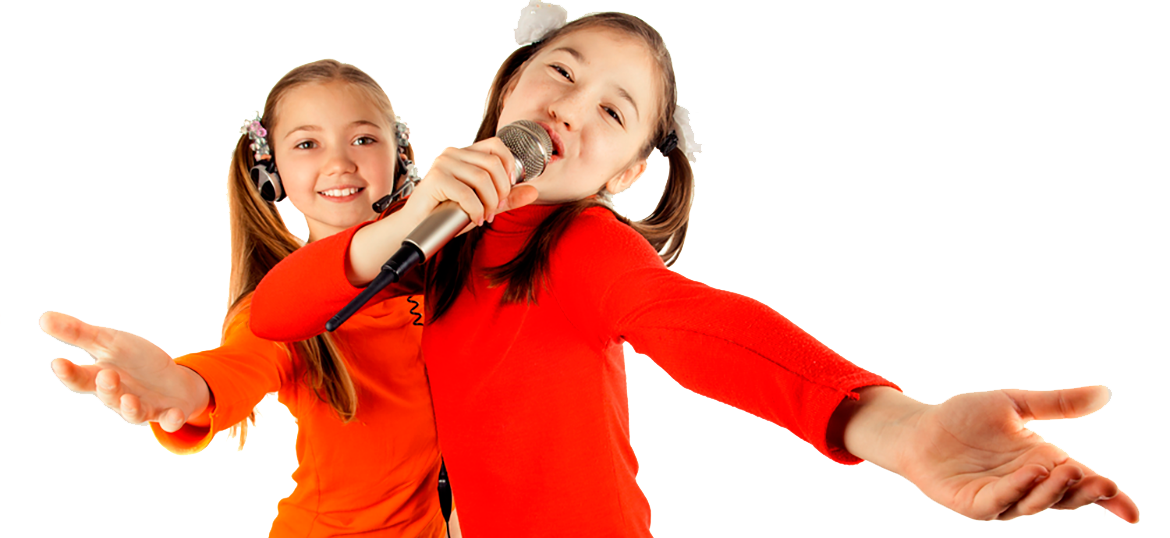 Singing Music Png Pic (red, white)