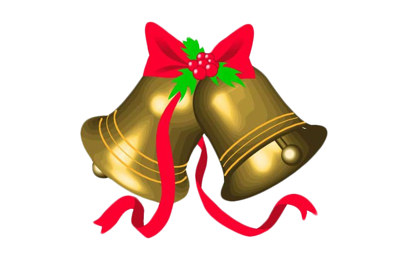 Jingle Bells Png Image (black, red, olive, white)