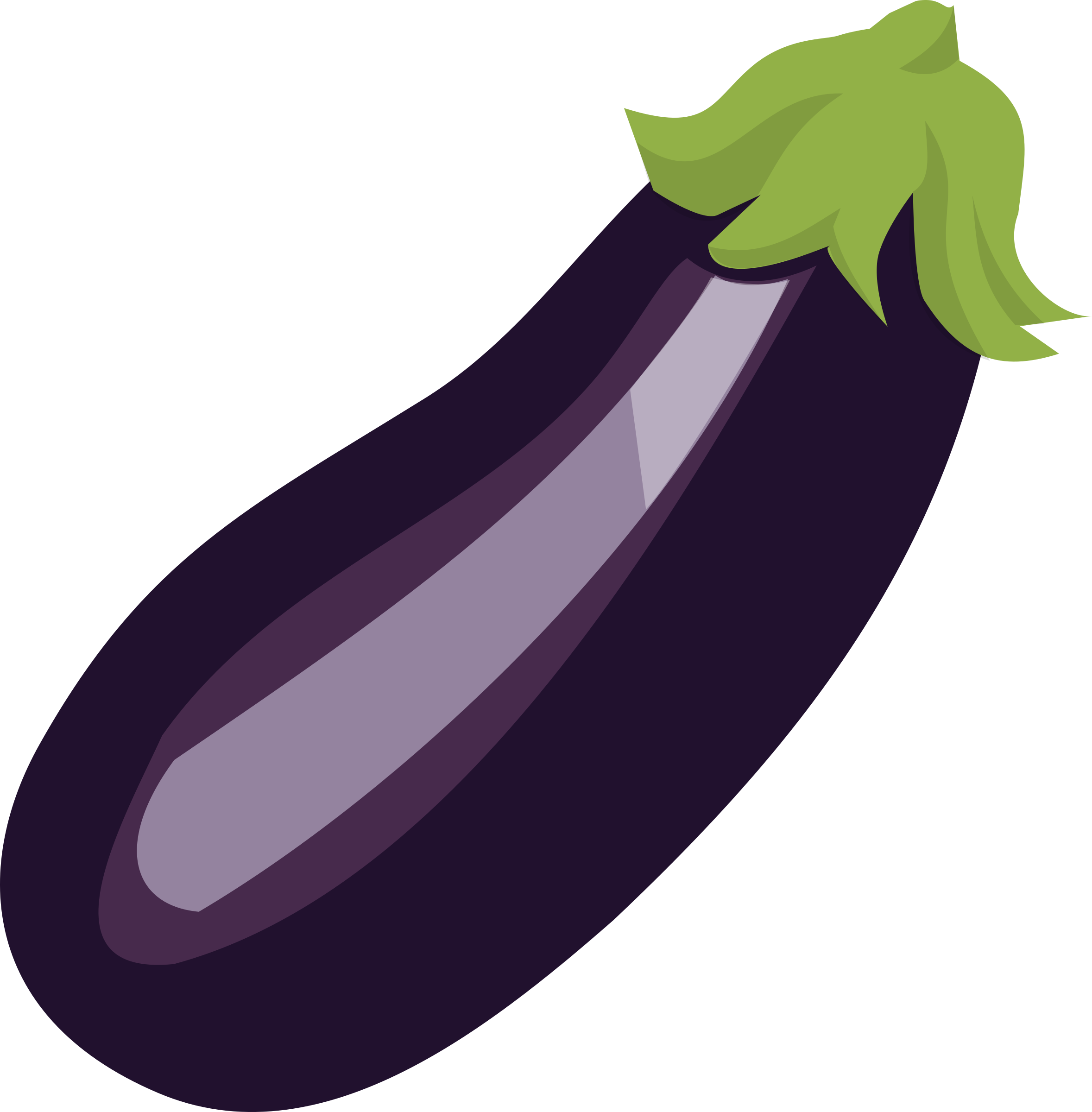 Single Brinjal Eggplant Png Clipart (silver, indigo, gray, black)