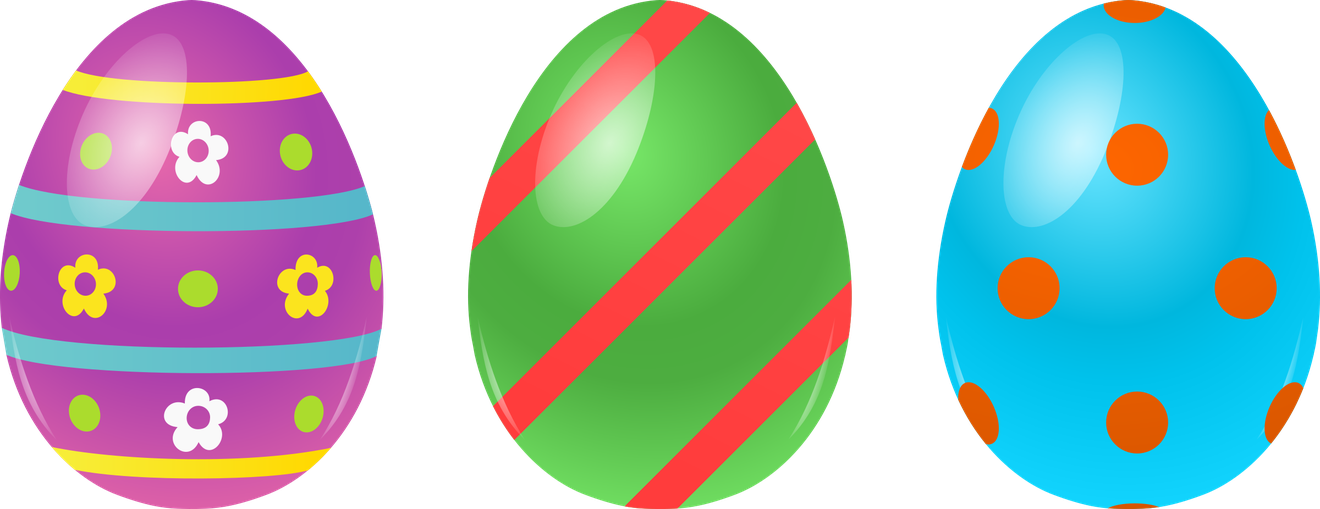 Single Easter Egg Background Png (black, gray, greenish blue, olive)