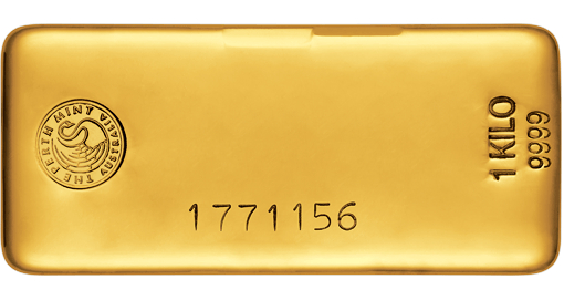 Single Gold Bar Png Image (salmon, gray)