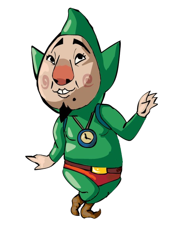 Tingle Png Clipart (gray, pink, green, white, teal)