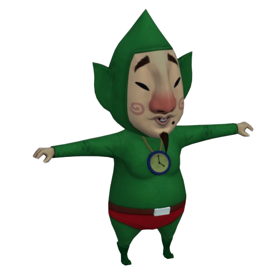 Tingle Png File (green, white)