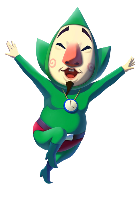 Tingle Png Image (teal, black, beige)