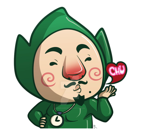 Tingle Png Photos (black, pink, green)