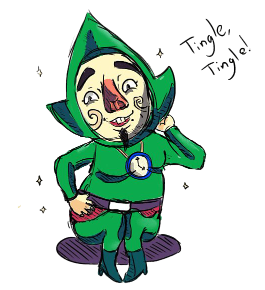 Tingle Png Picture (teal, beige, white)