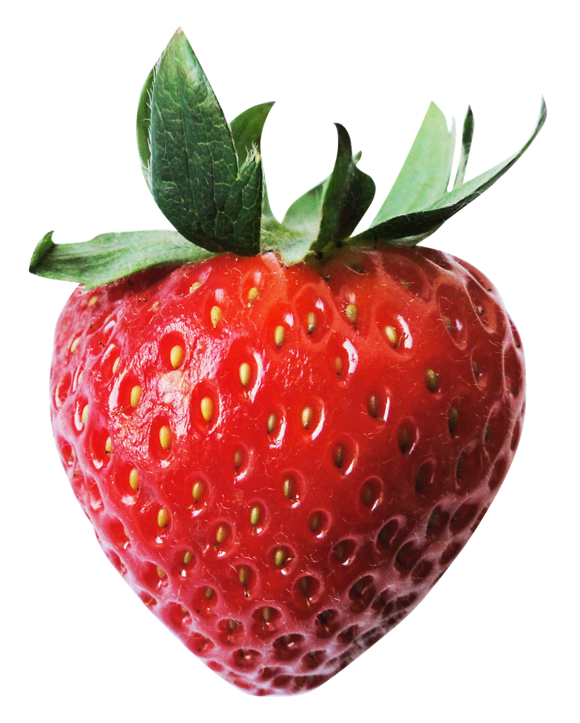 Single Strawberries Png Pic (black, salmon, chocolate, gray)