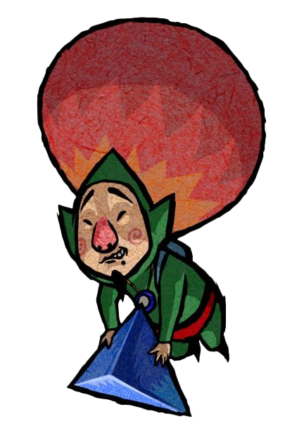 Tingle Transparent Background (maroon, black, white)