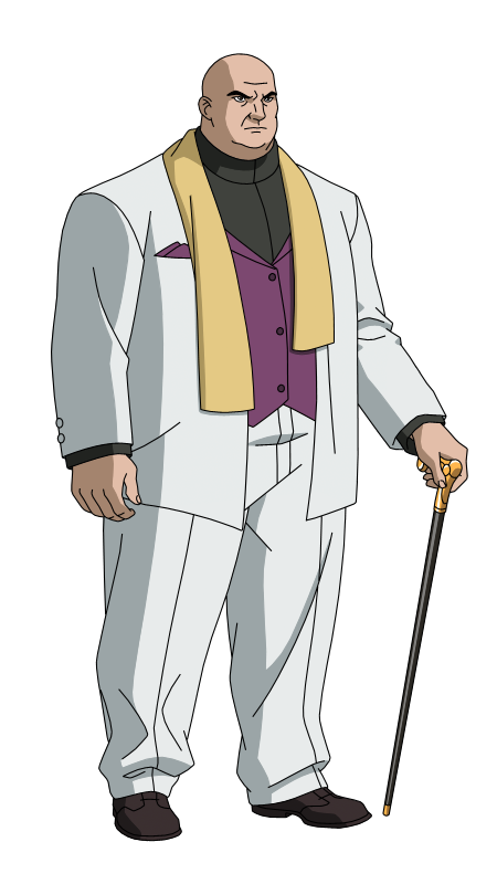 Kingpin Png File (gray, silver, lavender, black, white)