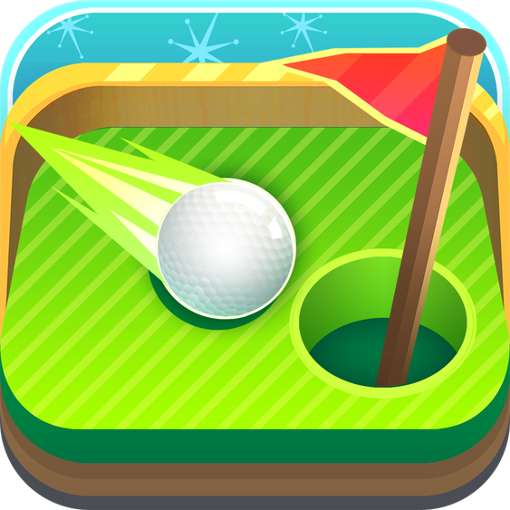 Mini Golf Png File (gray, olive, mint, black, teal)