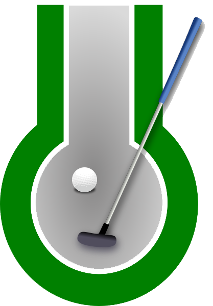 Mini Golf Png Transparent Image (green, white, gray, beige)