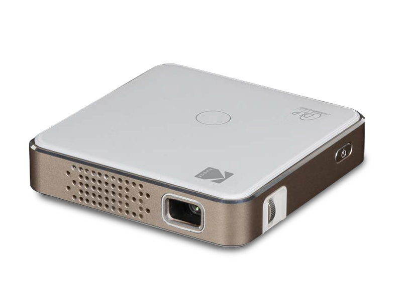 Mini Pocket Projector Png Image (black, gray, silver, white)