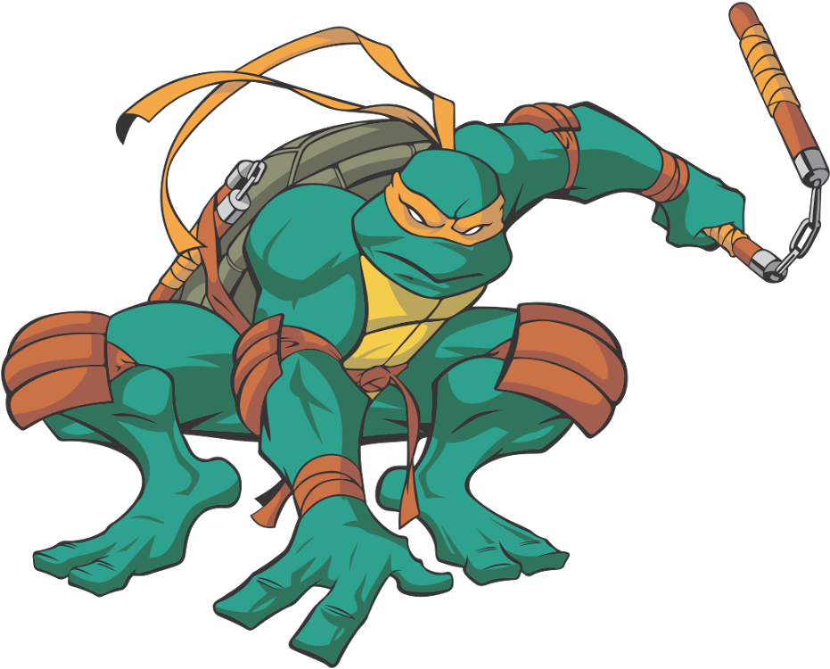 Ninja Turtles Png Isolated Picture (black, teal)