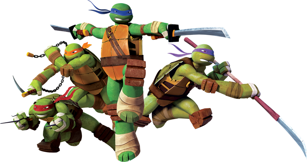 Ninja Turtles Png Transparent (black)