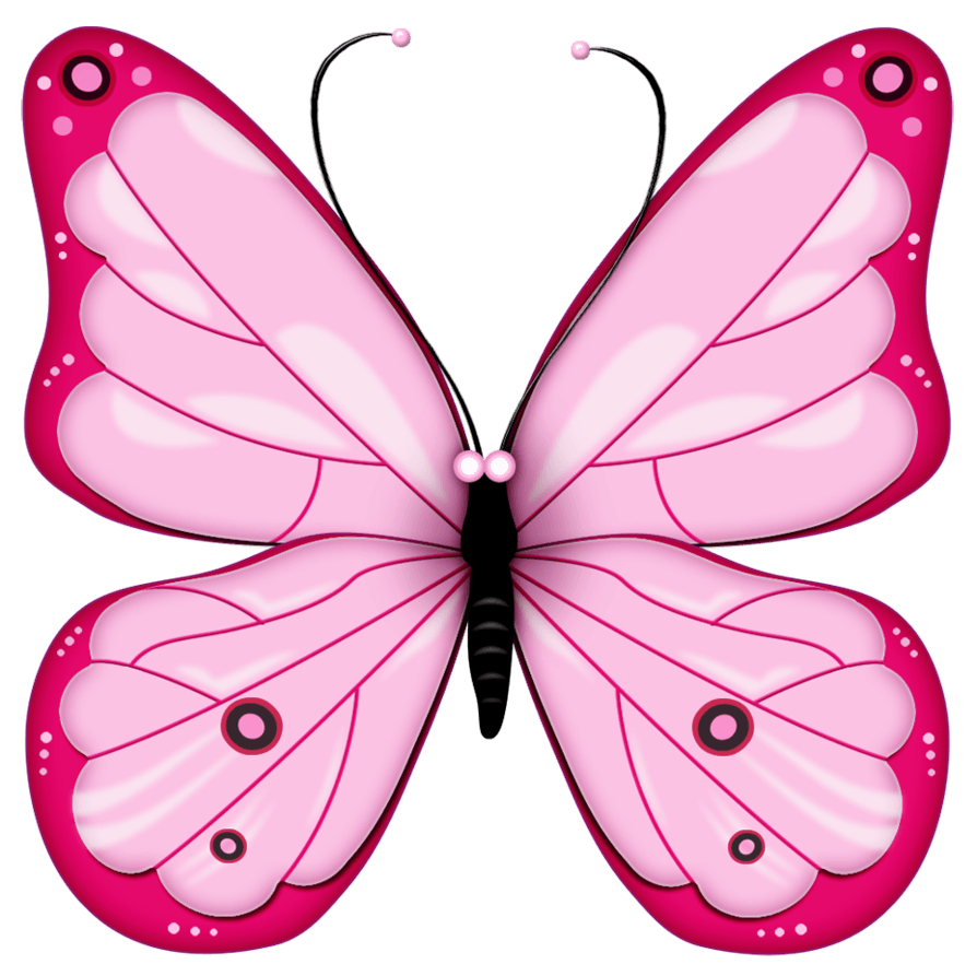 Pink Butterfly Png Image (gray, lavender, pink)