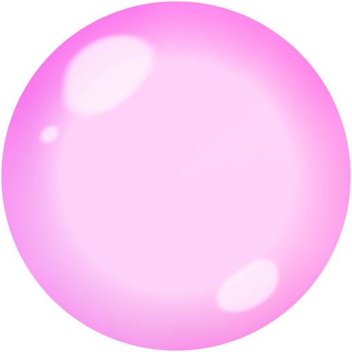 Pink Chewing Gum Png Clipart (black, white, violet)