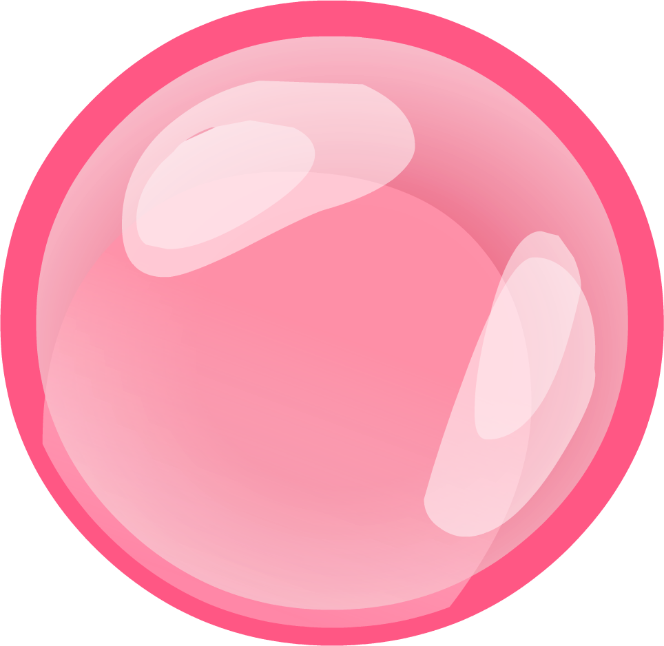 Pink Chewing Gum Png Image (pink, beige, white, black, salmon)