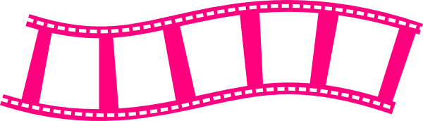 Pink Filmstrip Png Image (white, red, salmon)