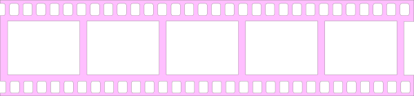 Pink Filmstrip Transparent Png (white, plum, violet, lavender)