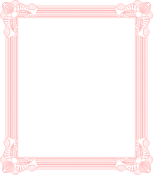 Pink Frame Png Clipart (beige, pink, white)