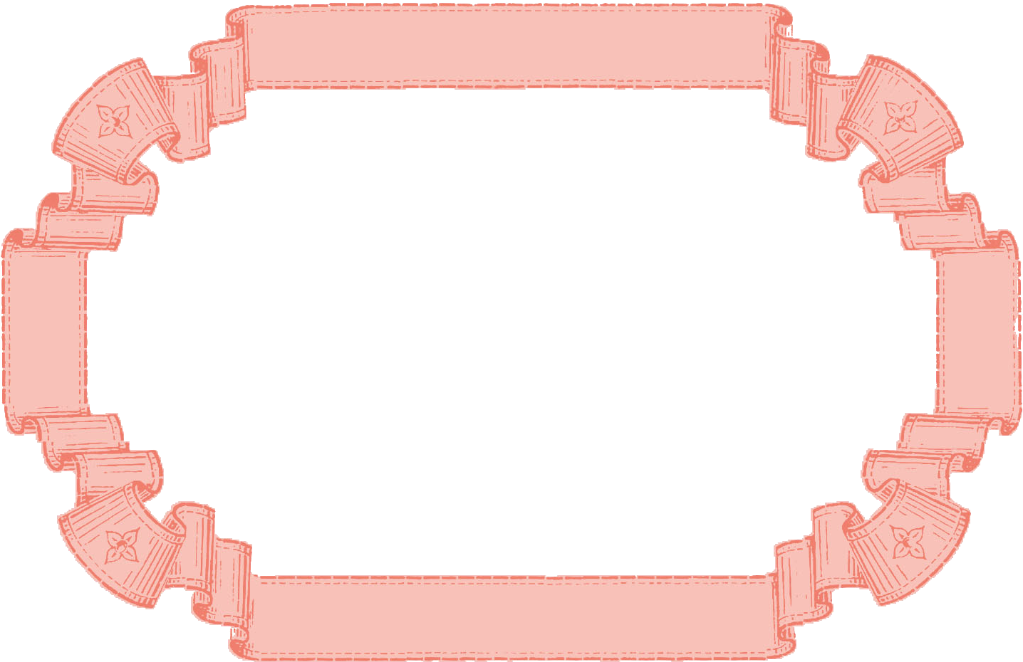 Pink Frame Png File (black, pink)