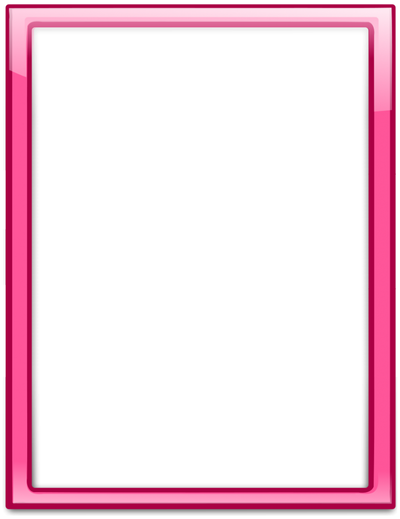 Pink Frame Png Photo (black, salmon, maroon)