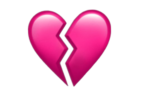 Pink Heart Emoji Png File (pink, white, silver, lavender)