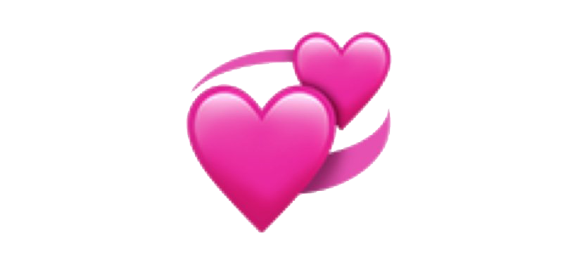 Pink Heart Emoji Png Picture (white, salmon)