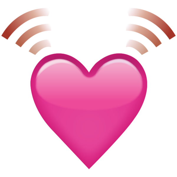 Pink Heart Emoji Png Transparent Picture (plum, salmon, violet, black)