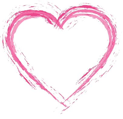 Pink Heart Png Photos (white)